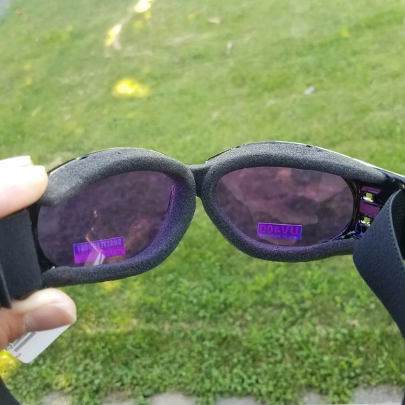 Men Purple Motorcycle Goggles Mini Bike Ride Trike - Picture 7 of 11